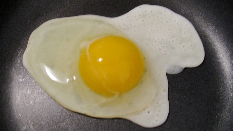 举个栗子：单面煎鸡蛋，健康有风险？
