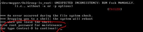 Linux文件系统损坏导致无法正常启动与fsck修复工具-栗子博客