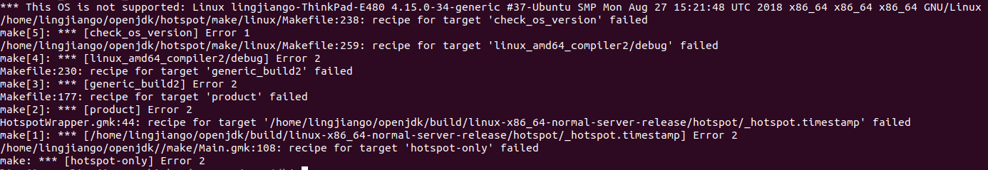 Ubuntu 18.04.1下源码编译安装OpenJDK8