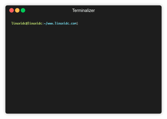 Terminalizer – 记录Linux终端活动并生成GIF动画-栗子博客
