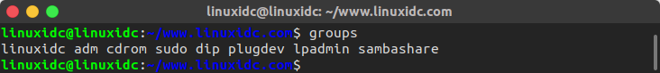 在 Linux 中查看所有的用户组