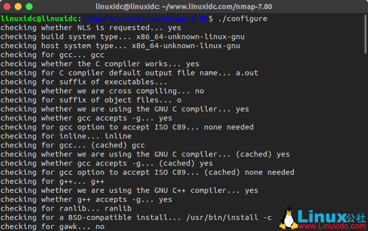 如何在Ubuntu，Fedora，Redhat，SUSE Linux上安装Nmap 7.80