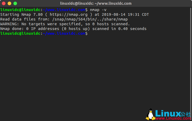 Ubuntu 18.04及其他版本Linux 下 Nmap 网络扫描工具的安装与使用