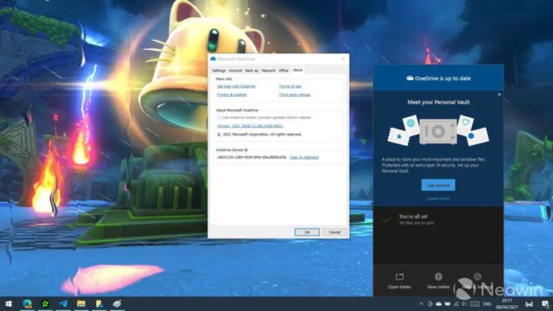 Windows 10 X64版本  预装OneDrive 同步客户端